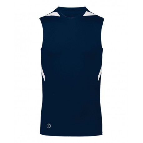 221037 Holloway 221037 PR Max Compression Jersey NAVY/ WHITE