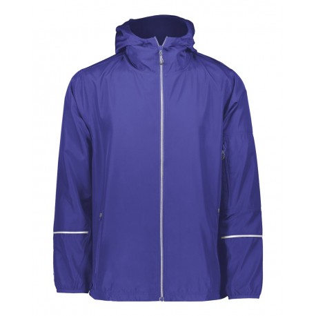 229582 Holloway 229582 Packable Hooded Jacket PURPLE