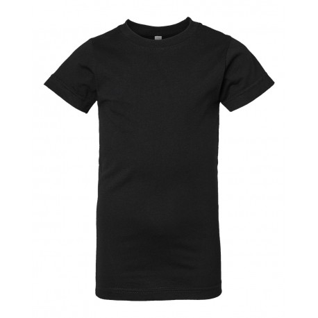 2616 LAT 2616 Girls' Fine Jersey Tee BLACK