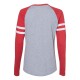 3534 LAT Vintage Heather/ Vintage Red