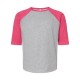 6130 LAT Vintage Heather/ Vintage Hot Pink