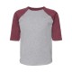 6130 LAT Vintage Heather/ Vintage Burgundy