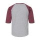 6130 LAT Vintage Heather/ Vintage Burgundy