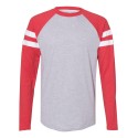 6934 LAT Vintage Heather/ Vintage Red