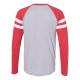 6934 LAT Vintage Heather/ Vintage Red