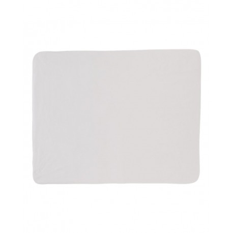 PSB5060MS Liberty Bags PSB5060MS Sublimation Micro Mink Sherpa Plush Blanket WHITE