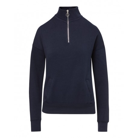 W20189 MV Sport W20189 Women's Cloud Fleece Quarter-Zip Sweatshirt NAVY