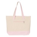 Q1300 Q-Tees Natural/ Light Pink