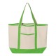 Q1500 Q-Tees Natural/ Lime
