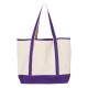 Q1500 Q-Tees Natural/ Purple
