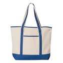 Q1500 Q-Tees NATURAL/ ROYAL