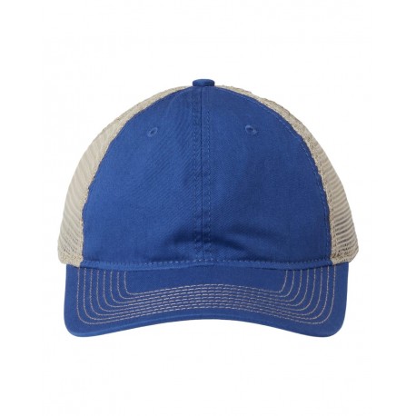 GB880 The Game GB880 Soft Trucker Cap Royal/ Khaki