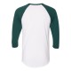 BB453W American Apparel White/ Forest