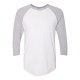 BB453W American Apparel White/ Heather Grey