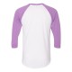 BB453W American Apparel White/ Orchid