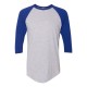 BB453W American Apparel Heather Grey/ Lapis