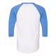 BB453W American Apparel White/ Heather Lake Blue