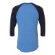 BB453W American Apparel Heather Lake Blue/ Navy