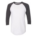 BB453W American Apparel White/ Heather Black