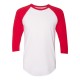 BB453W American Apparel WHITE/ RED