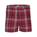 BM6701 Boxercraft Garnet/ Black Plaid