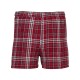 BM6701 Boxercraft Garnet/ Black Plaid