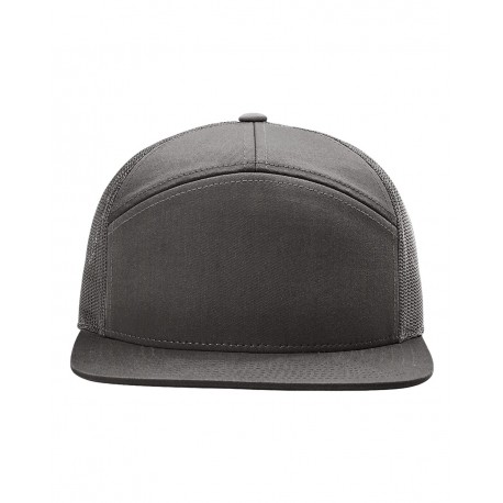 168 Richardson 168 Seven-Panel Trucker Cap CHARCOAL