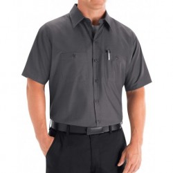 Red Kap SX20T Mimix Short Sleeve Work Shirt - Tall Sizes