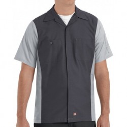 Red Kap SY20T Short Sleeve Automotive Crew Shirt - Tall Sizes