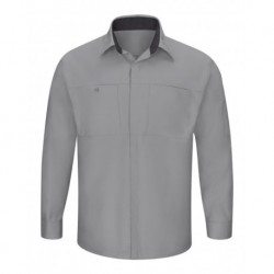 Red Kap SY32T Performance Plus Long Sleeve Shirt with OilBlok Technology - Tall Sizes