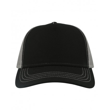 RAPPER Atlantis Headwear RAPPER Sustainable Canvas Cap BLACK/ GREY