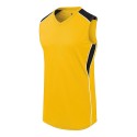 312162 Augusta Sportswear Athletic Gold/ Black/ White
