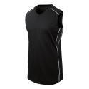 312162 Augusta Sportswear Black/ Black/ White