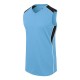 312162 Augusta Sportswear Columbia Blue/ Black/ White