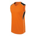 312162 Augusta Sportswear Orange/ Black/ White