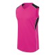 312162 Augusta Sportswear Raspberry/ Black/ White