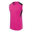 312162 Augusta Sportswear Raspberry/ Black/ White