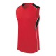 312162 Augusta Sportswear Scarlet/ Black/ White