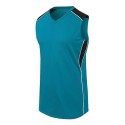 312162 Augusta Sportswear Teal/ Black/ White