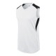 312162 Augusta Sportswear White/ Black/ White