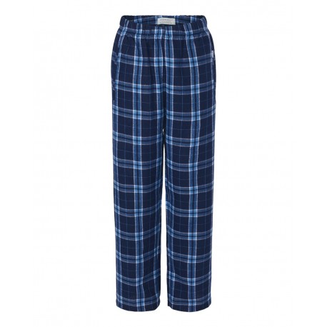BY6624 Boxercraft BY6624 Youth Flannel Pants Navy/ Columbia