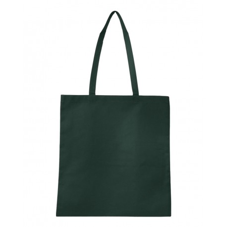 Q126300 Q-Tees Q126300 Non-Woven Tote Bag FOREST GREEN