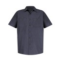 SP24T Red Kap Blue/ Charcoal Microcheck