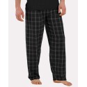 BM6624 Boxercraft Varsity Black Oxford Plaid