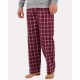 BM6624 Boxercraft Varsity Maroon Oxford Plaid