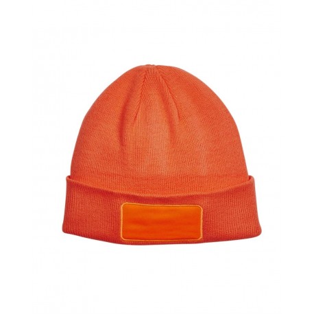BA527 Big Accessories BA527 Patch Beanie BLACK