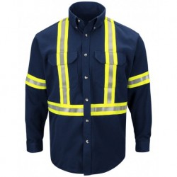 Bulwark SLUC Dress Uniform Shirt with CSA reflective trim - EXCEL FR ComforTouch