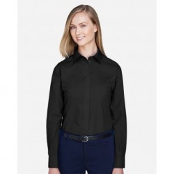 Devon & Jones D620W Women's Crown Collection Broadcloth Woven Dress Shirt