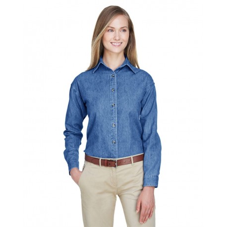 8966 UltraClub 8966 Women's Cypress Denim INDIGO