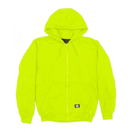 HVF101 Berne Apparel HVF101 Heritage Thermal-Lined Full-Zip Hooded Sweatshirt YELLOW